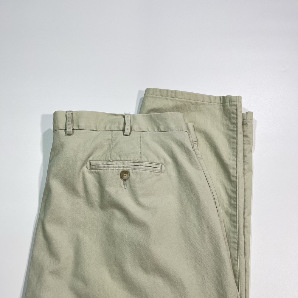 Peter Millar Flat Front Performance Golf Beige Pants Mens Size 42x31